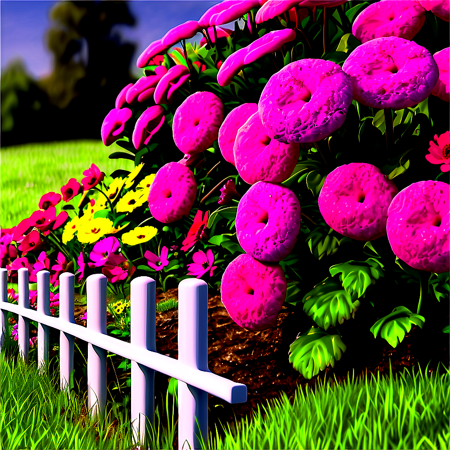 Flower Bed Enhancement Png Xpe32 PNG Image