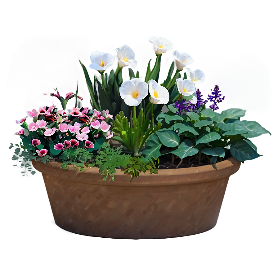 Flower Bed Planting Png Xrg60 PNG Image