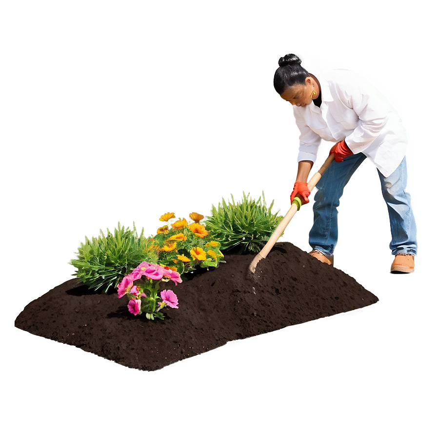 Flower Bed Preparation Png 06272024 PNG Image