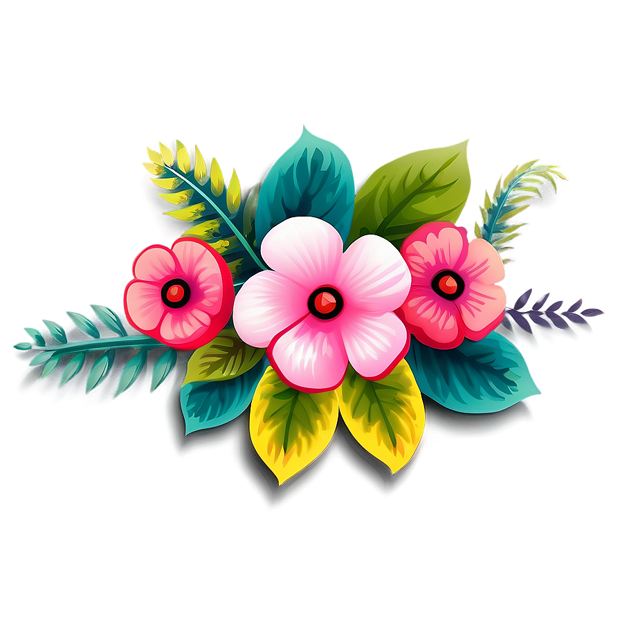 Flower Border Clipart Png Sfy PNG Image