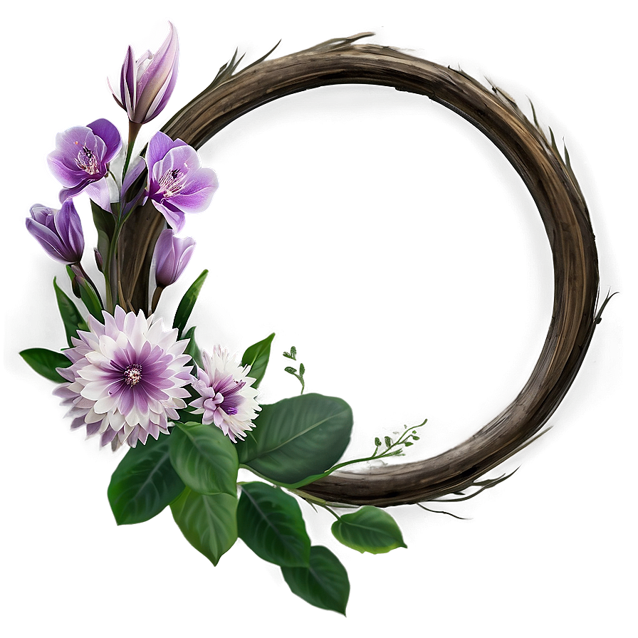 Flower Circle B PNG Image