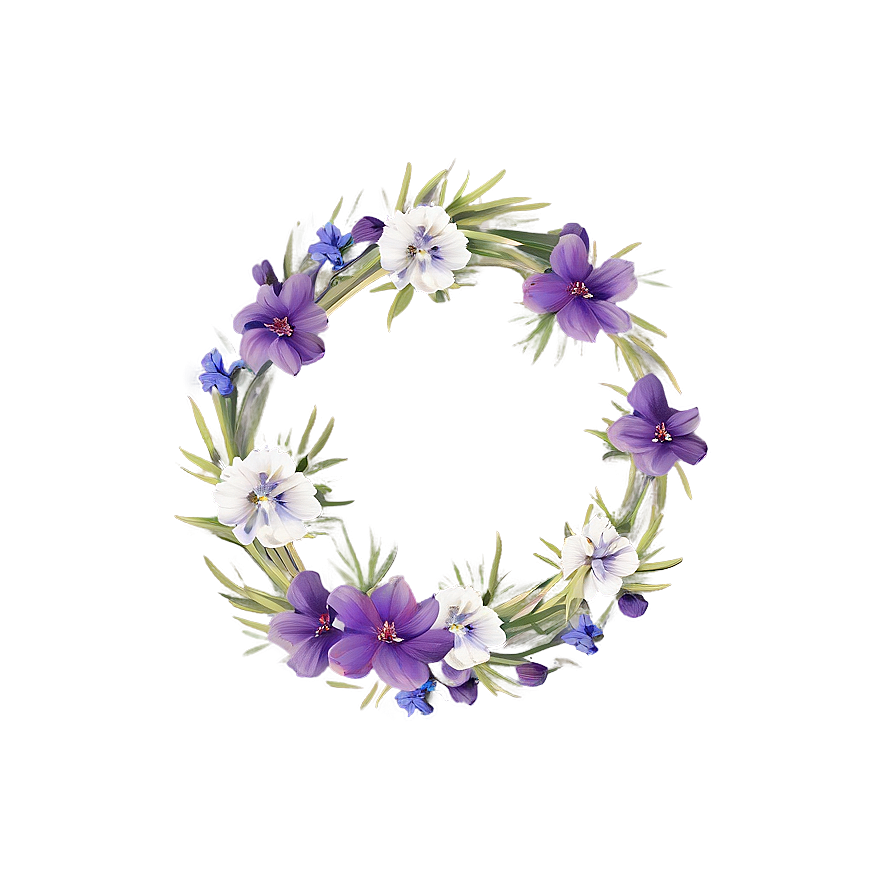 Flower Circle C PNG Image