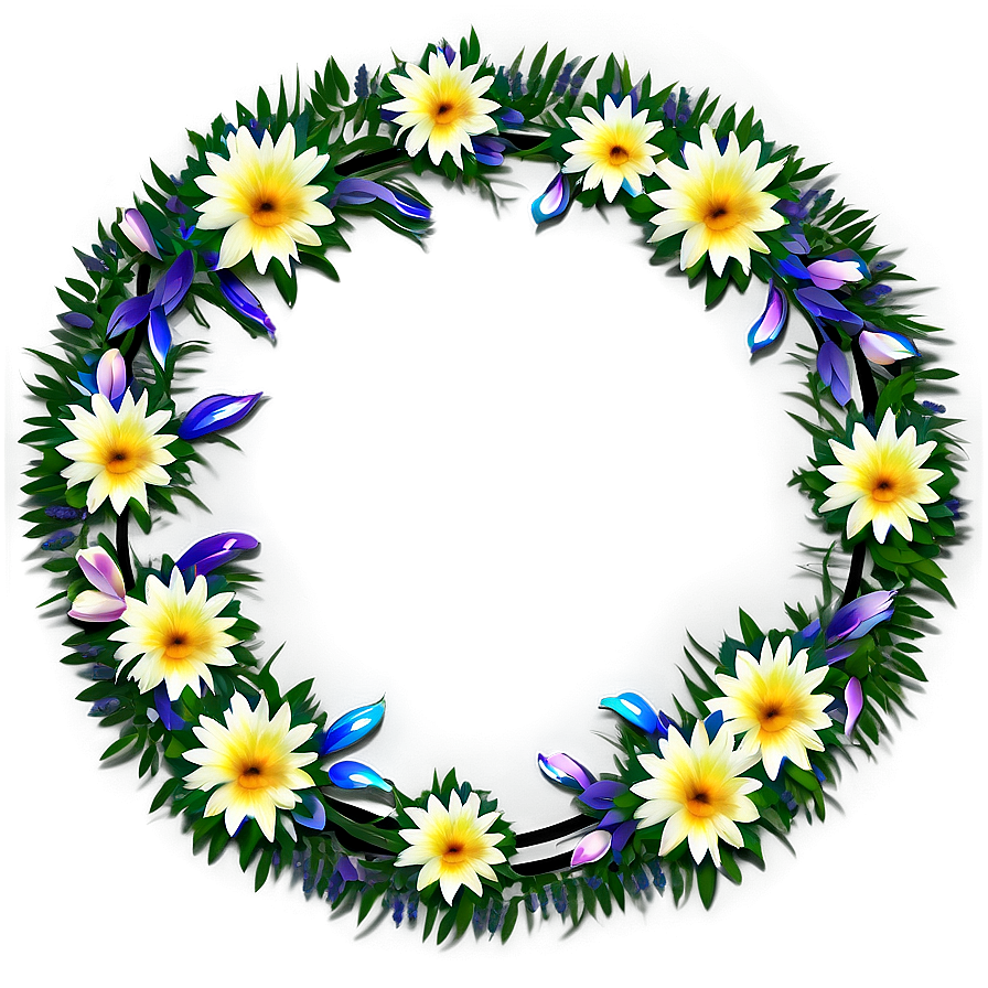 Flower Circle Png Hqv PNG Image