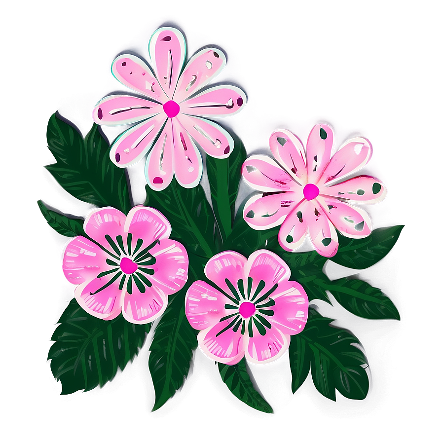 Flower Cluster Cricut Cut File Png Vgv60 PNG Image