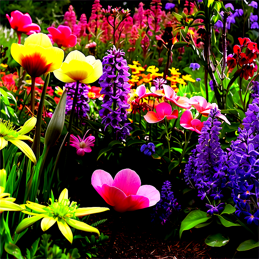 Flower Garden Inspiration Png Sxi PNG Image