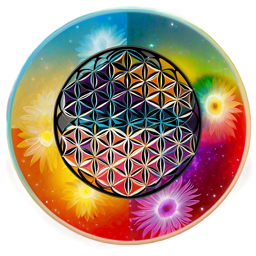 Flower Of Life Astral Projection Png 06252024 PNG Image