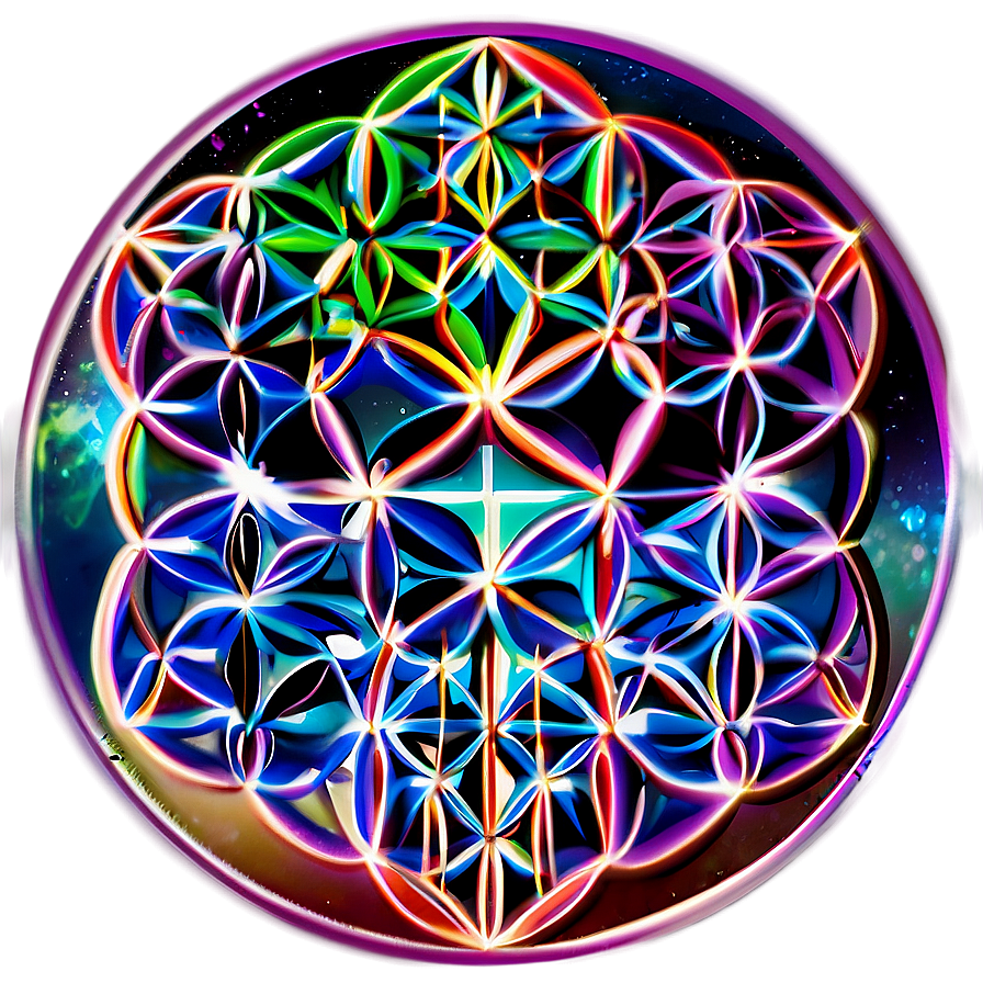 Flower Of Life Aura Cleanse Png Uww PNG Image