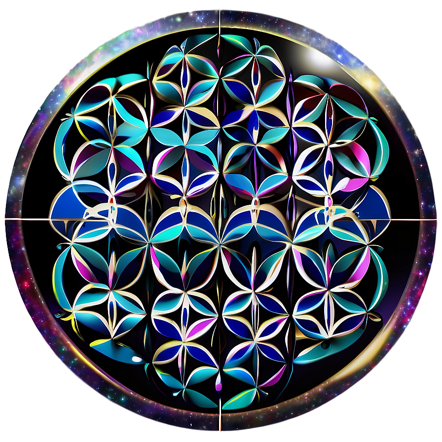 Flower Of Life Galactic Pattern Png 06252024 PNG Image