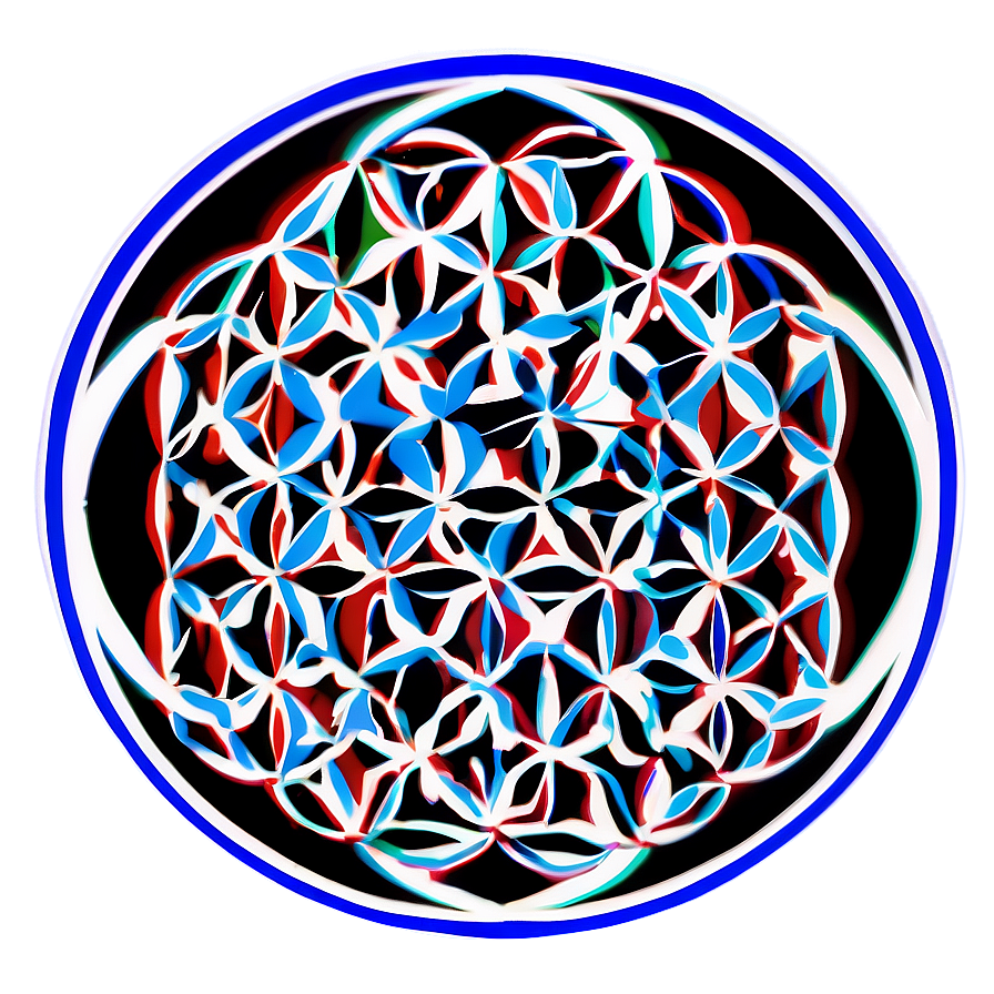 Flower Of Life Geometric Outline Png Uoy67 PNG Image