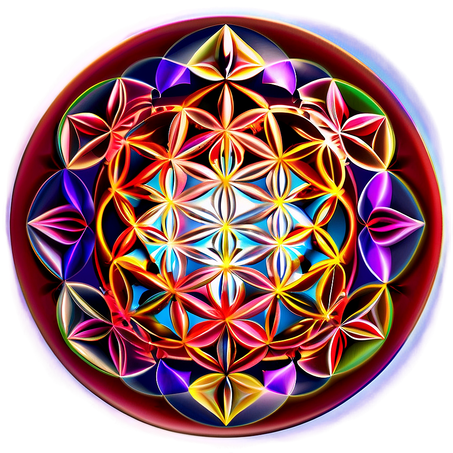 Flower Of Life Vibrational Essence Png 06252024 PNG Image