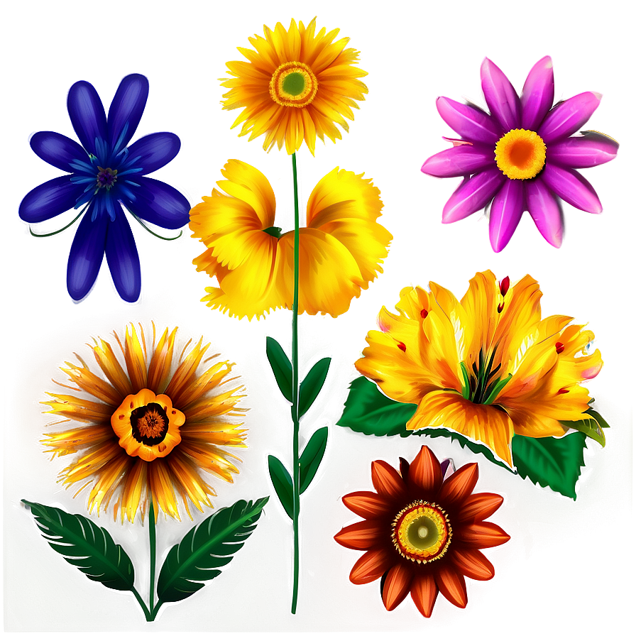 Flower Shapes Png 48 PNG Image