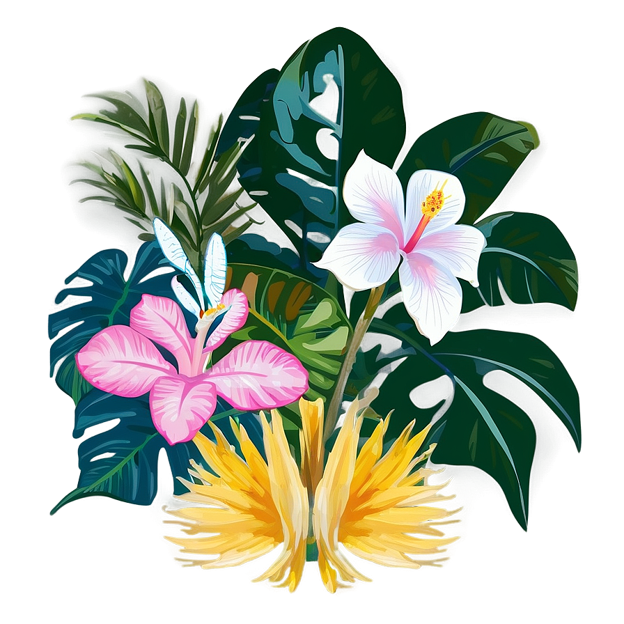 Flowering Tropical Plants Png 38 PNG Image