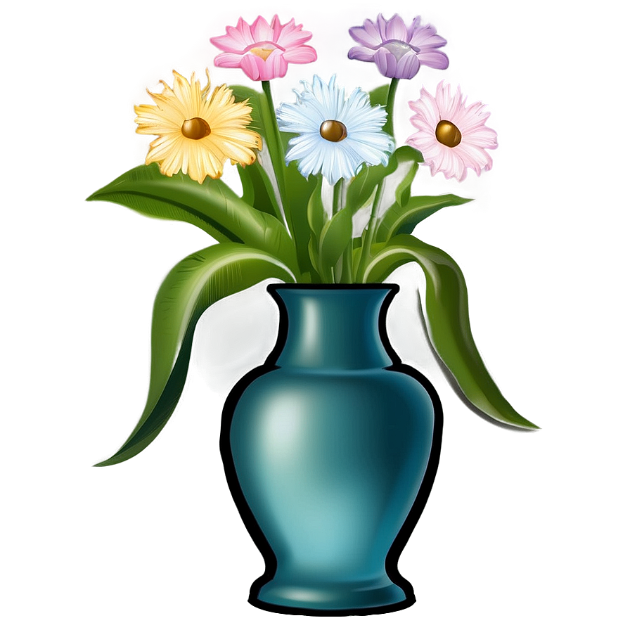 Flowers In Vase B PNG Image