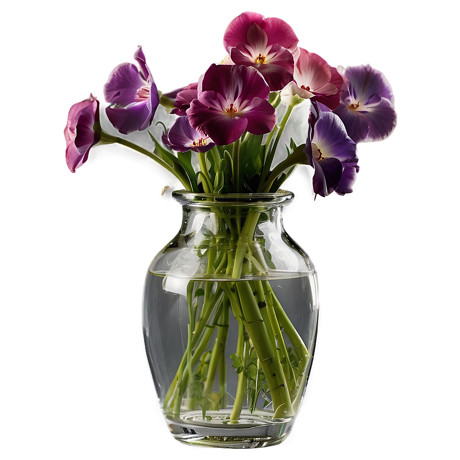 Flowers In Vase Png 47 PNG Image