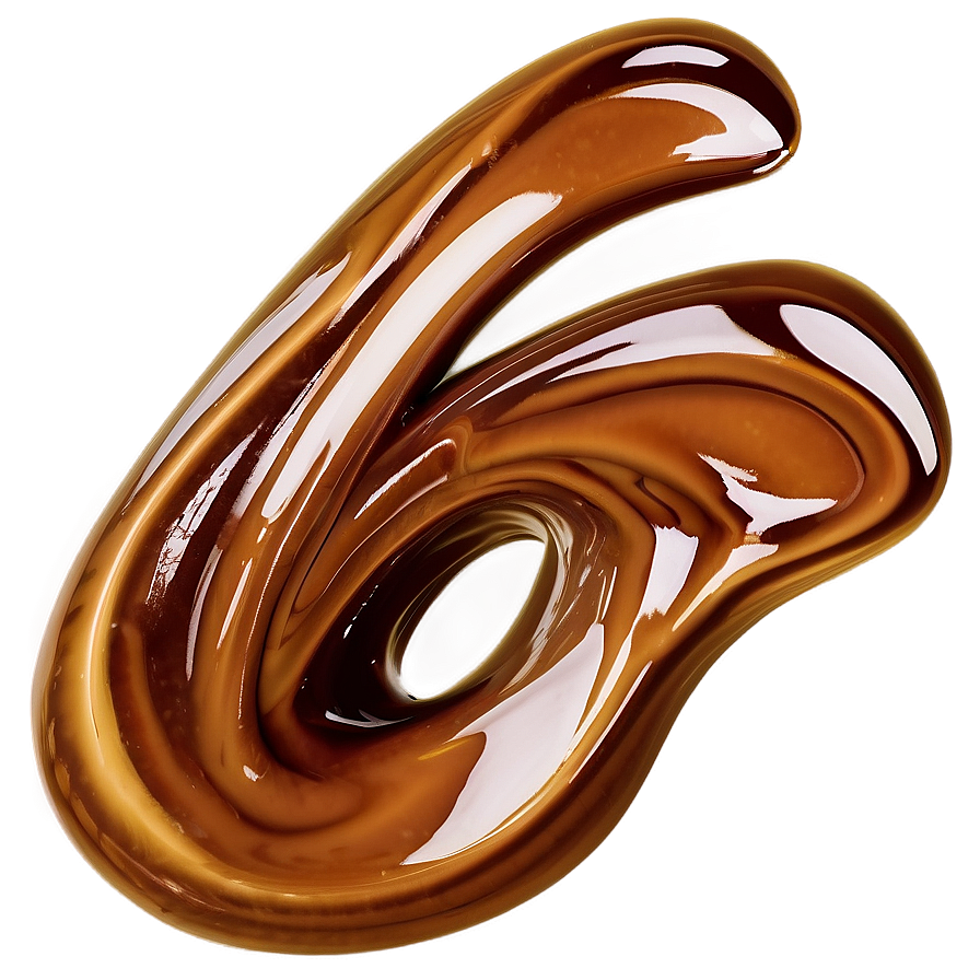 Flowing Caramel Wave Png 25 PNG Image