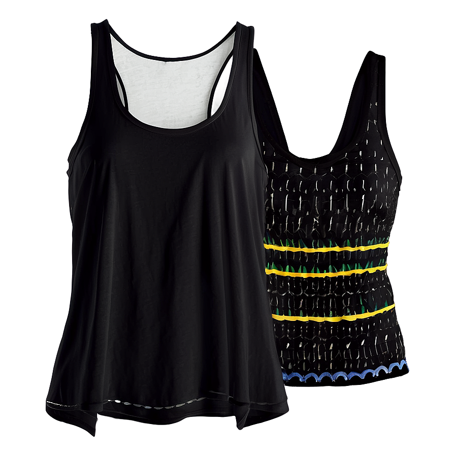 Flowy Black Tank Top Png 06282024 PNG Image