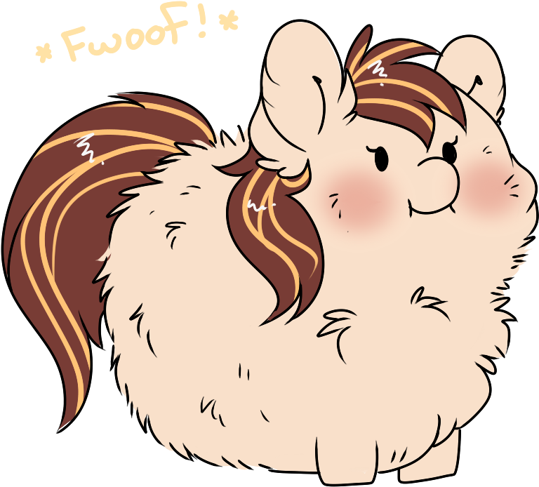 Fluffy_ Cartoon_ Creature_ Fwoof PNG Image