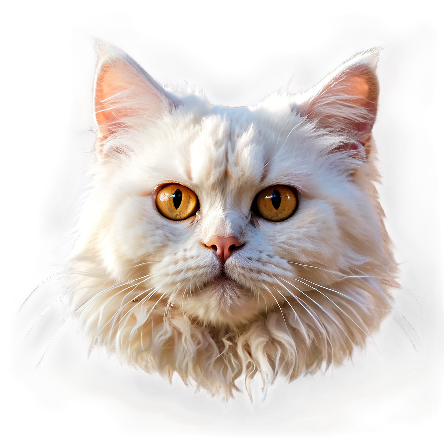 Fluffy Cat Head Picture Png 31 PNG Image