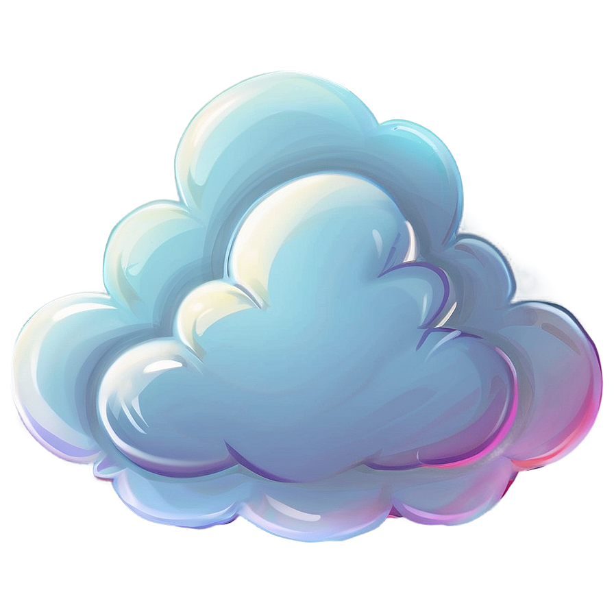 Fluffy Cloud Illustration Png 04302024 PNG Image