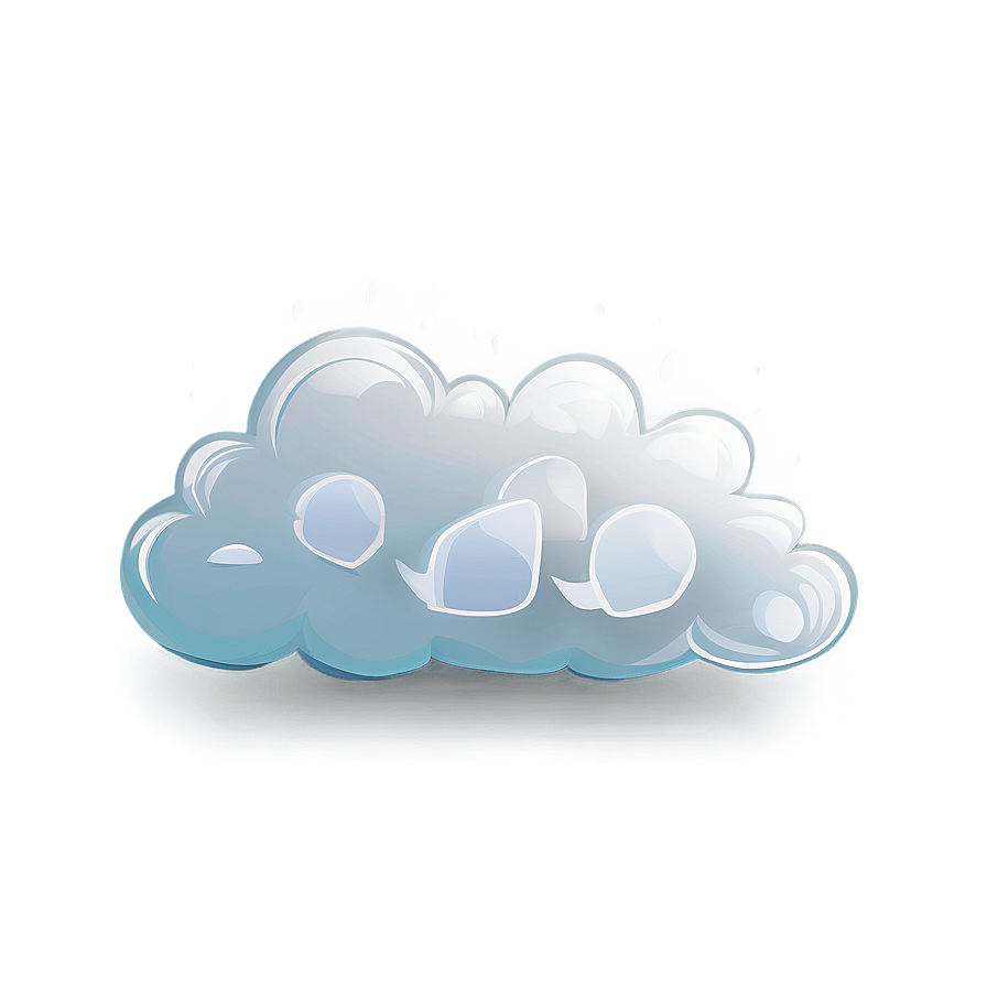 Fluffy Cloud Vector Design Png 06262024 PNG Image