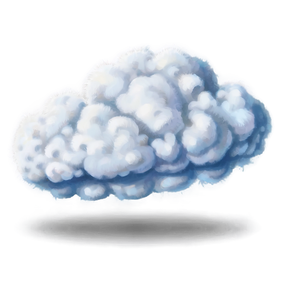 Fluffy Cute Cloud Png 06252024 PNG Image