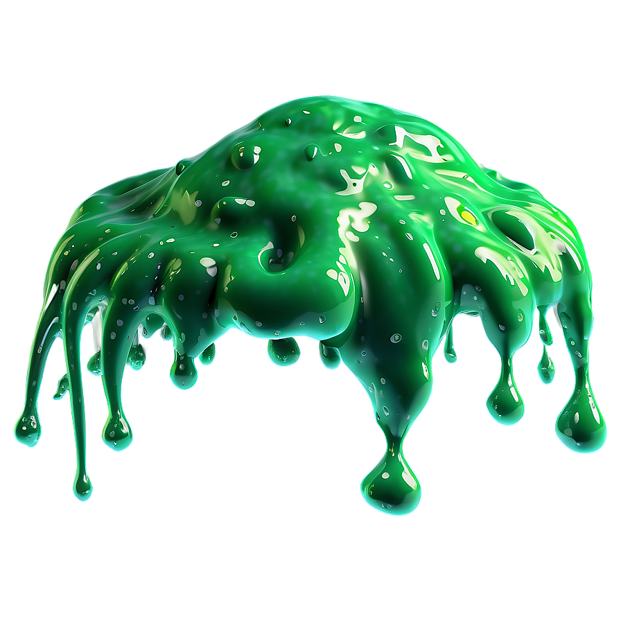 Fluffy Green Slime Png 41 PNG Image