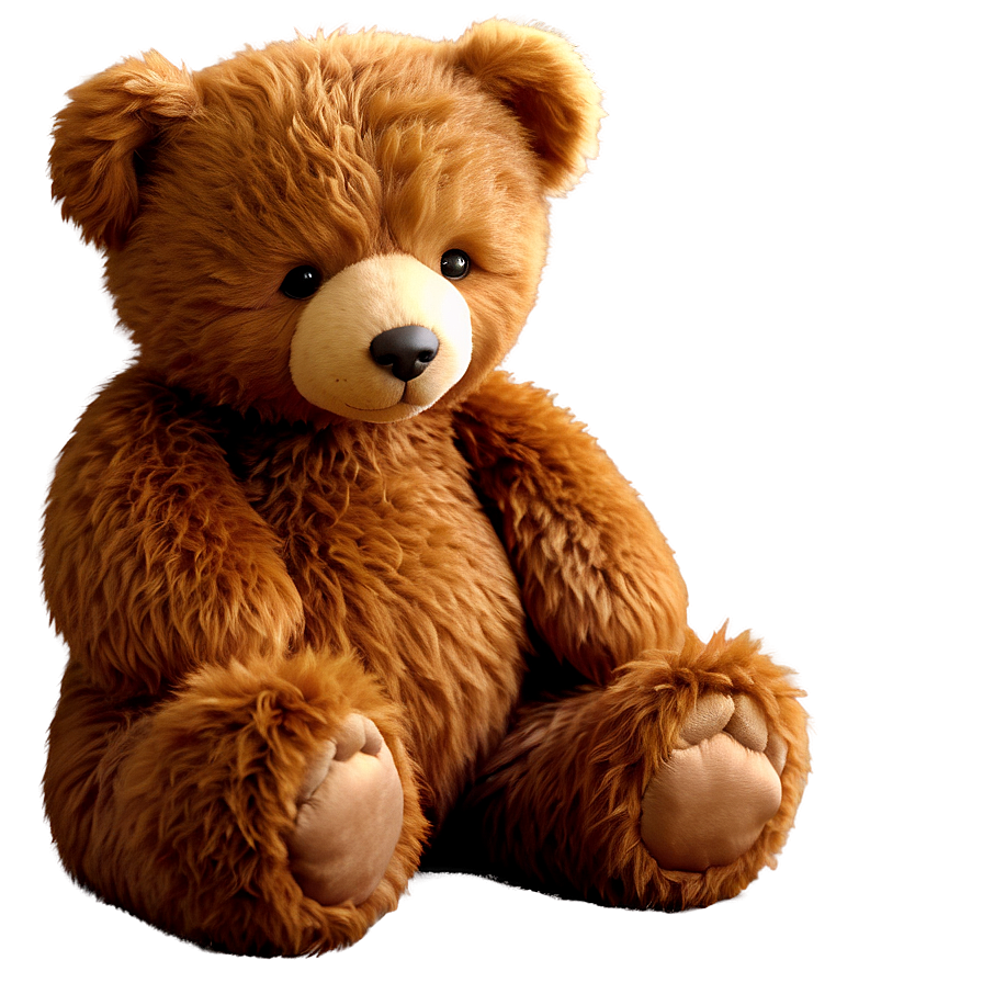 Fluffy Teddy Bear Design Png Nlx PNG Image