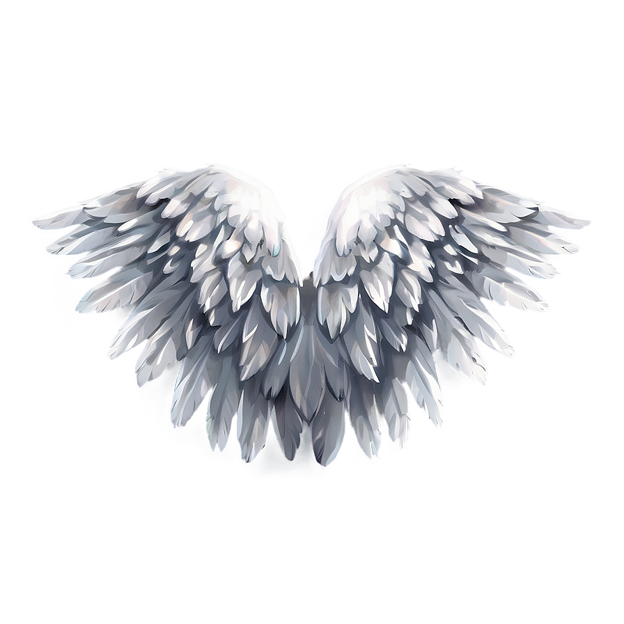 Fluffy White Wings Cartoon Png 06262024 PNG Image