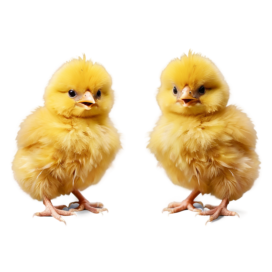 Fluffy Yellow Chick Png Xmy PNG Image