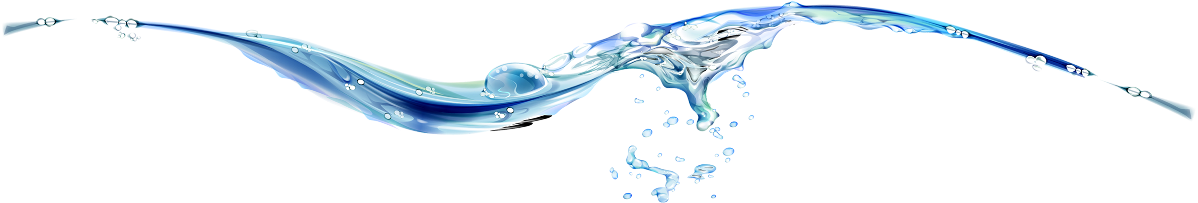 Fluid Dynamics Water Splashand Bubbles PNG Image