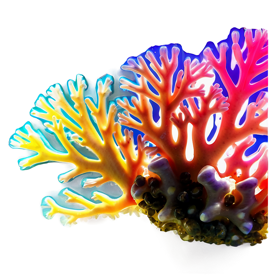 Fluorescent Coral Underwater Png 05242024 PNG Image