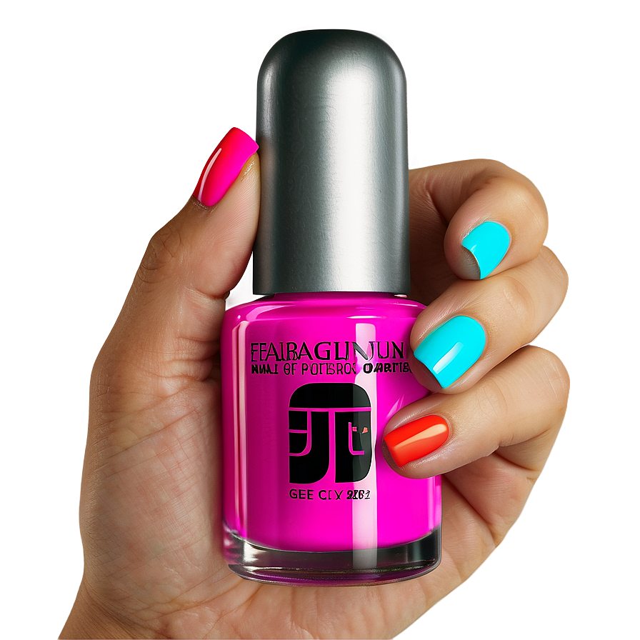 Fluorescent Nail Polish Png Bkf PNG Image