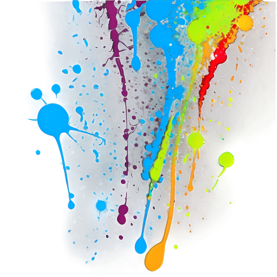 Fluorescent Paint Splatter Png 05042024 PNG Image