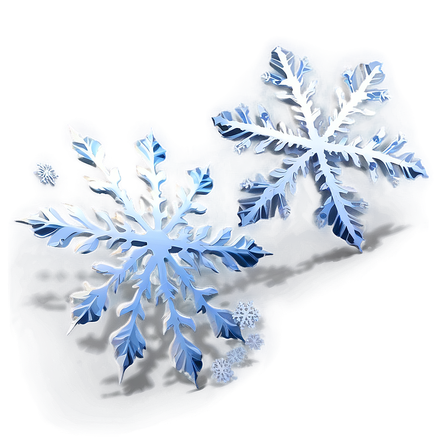 Flurry Snowflake Silhouette Png 04292024 PNG Image