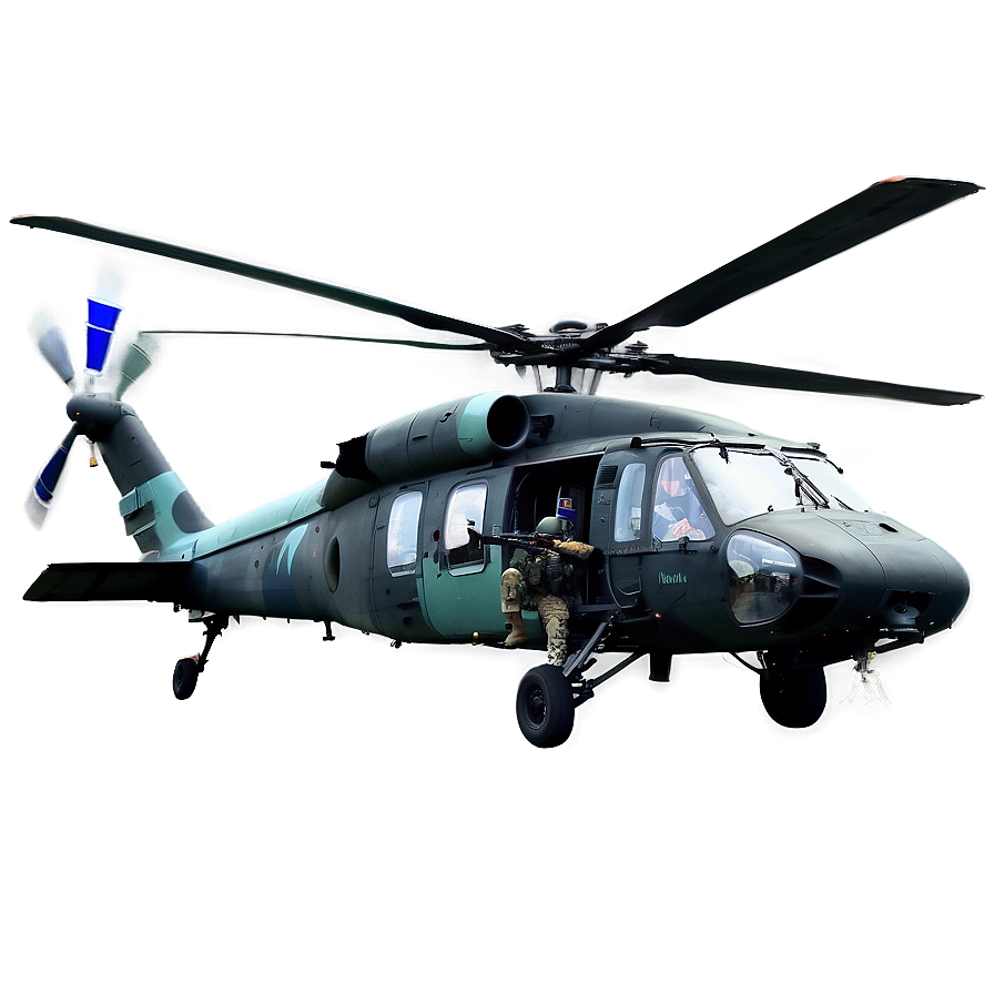 Flying Black Hawk Helicopter Png 06252024 PNG Image