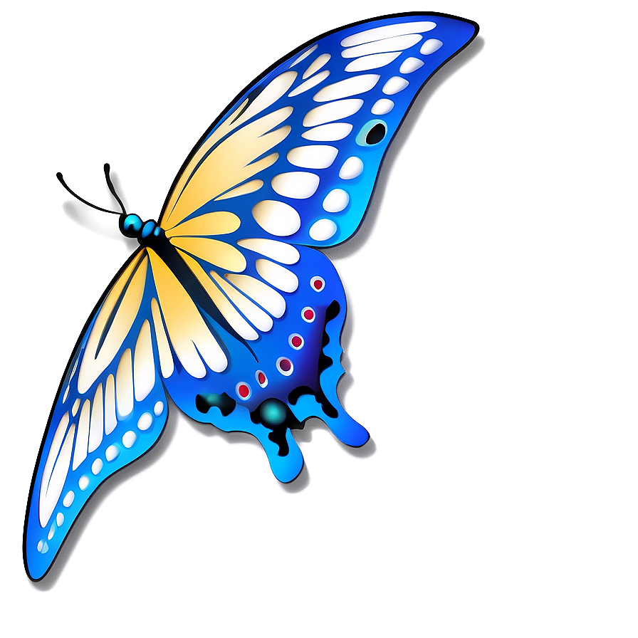 Flying Butterfly Outline Png 05252024 PNG Image