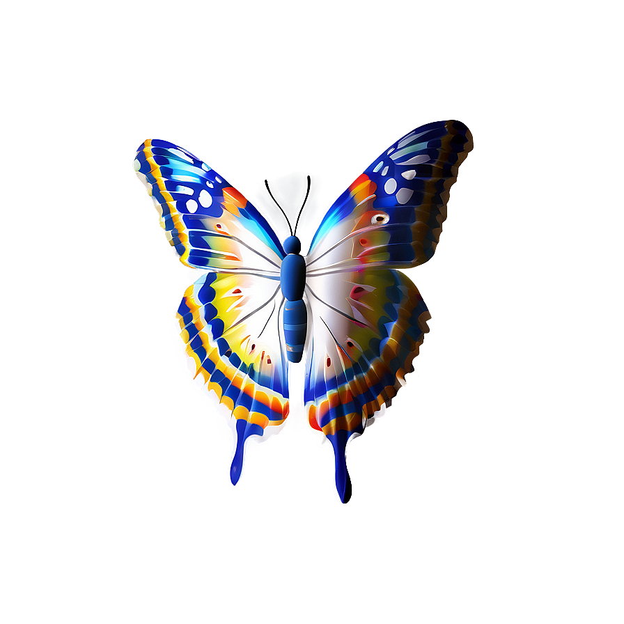 Flying Butterfly Outline Png Kyj PNG Image