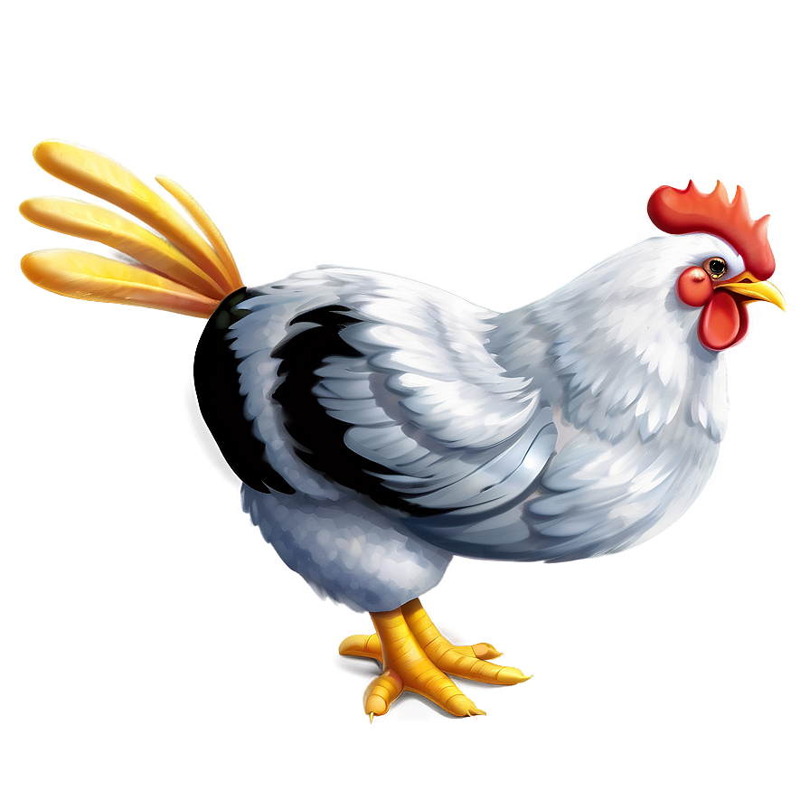 Flying Cartoon Chicken Png 37 PNG Image