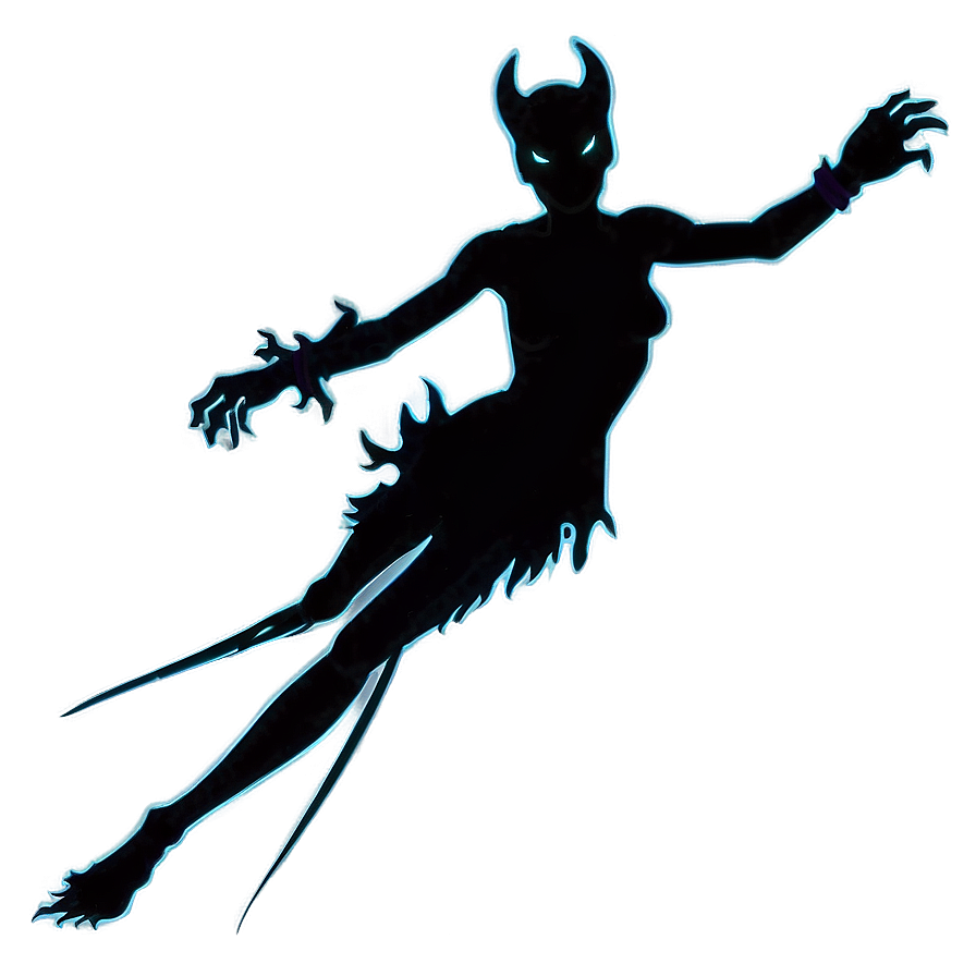 Flying Demon Silhouette Png Dtr PNG Image