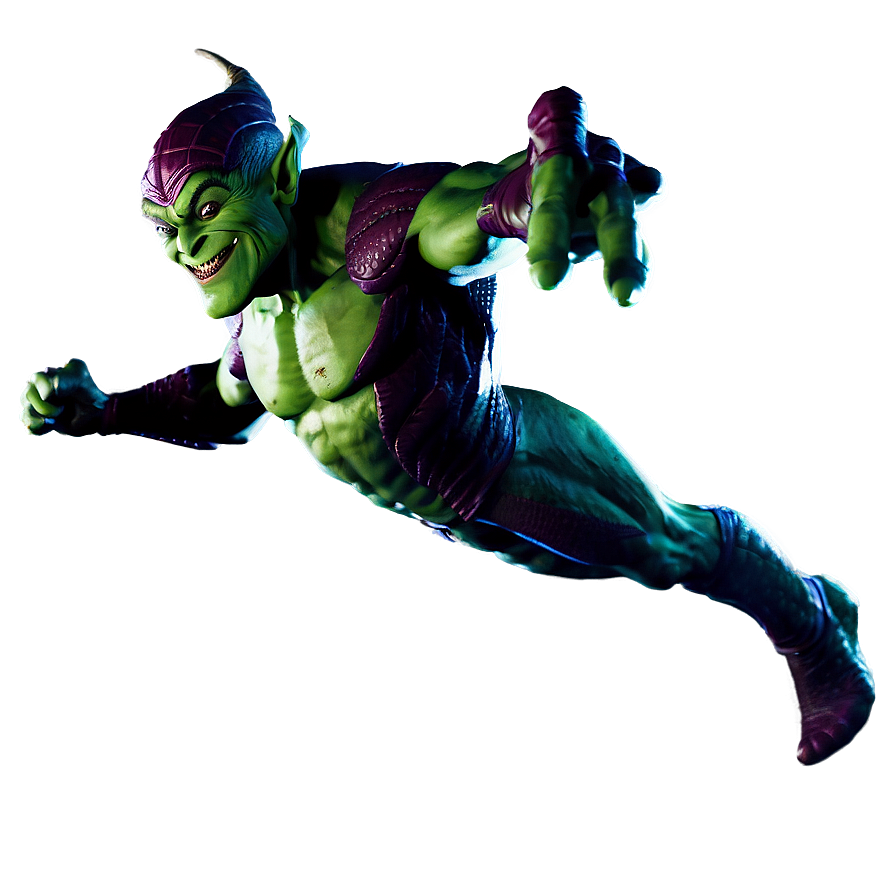 Flying Green Goblin Png 06112024 PNG Image