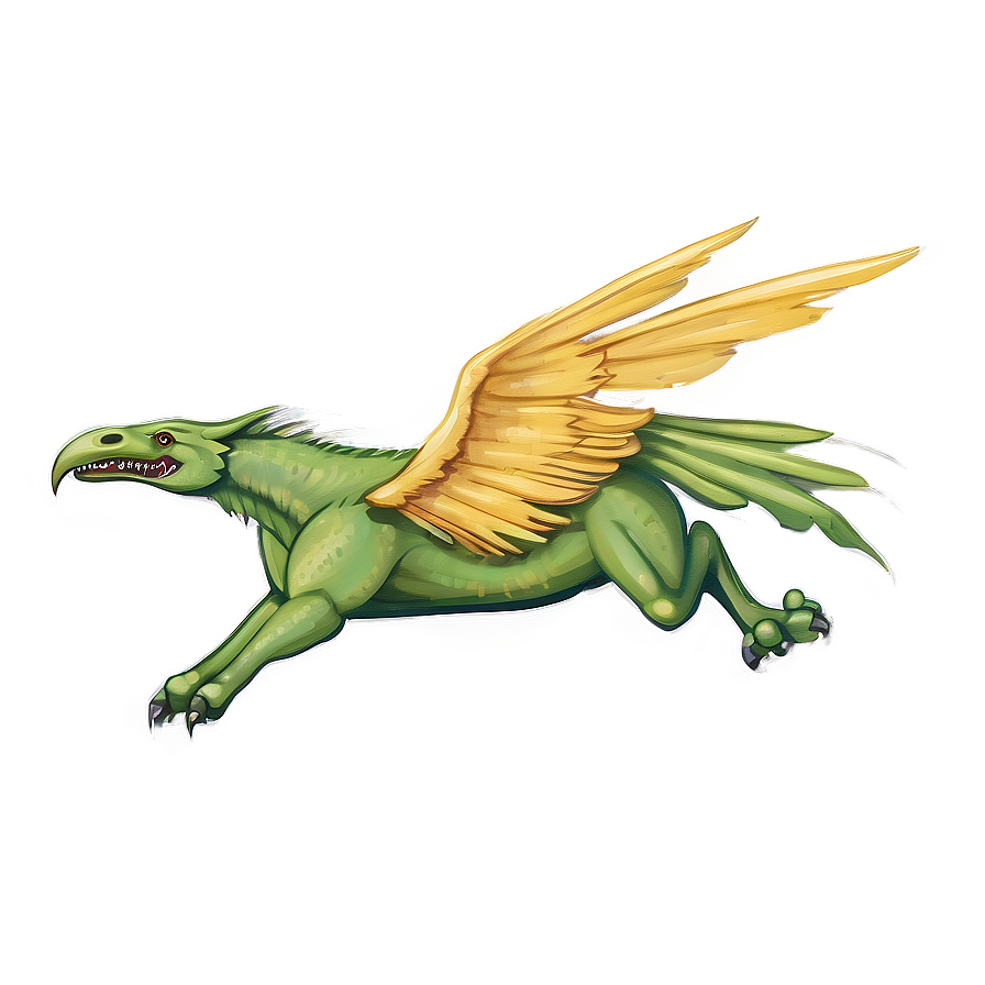 Flying Griffin Monster Png 10 PNG Image