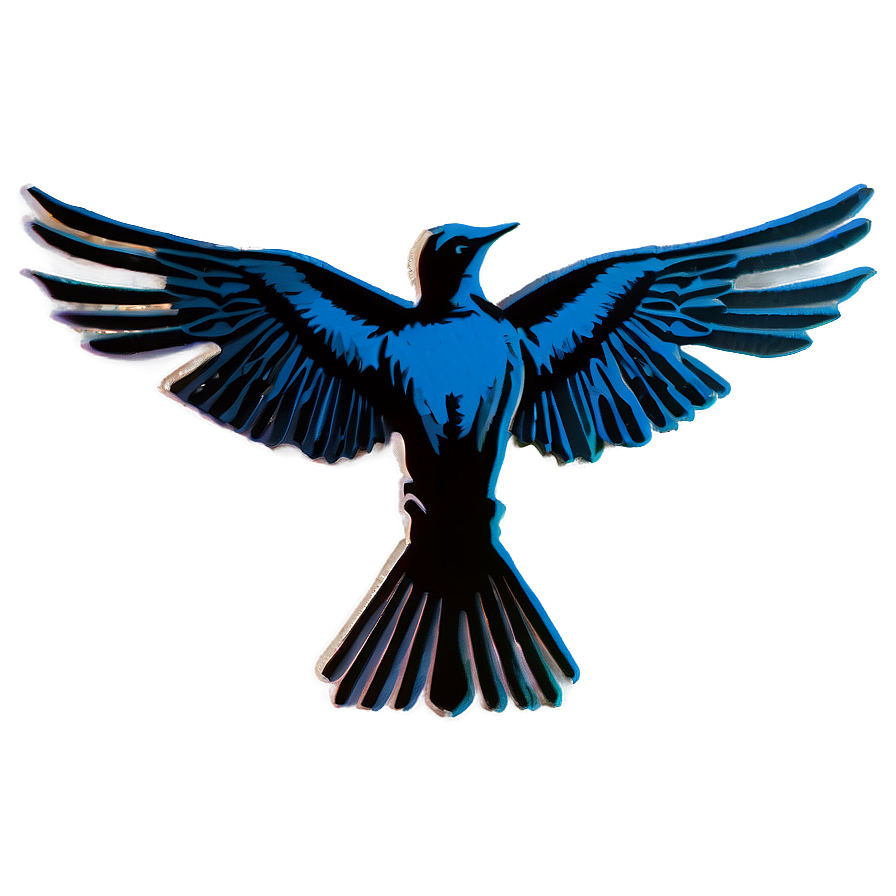 Flying Mockingjay Silhouette Png Hgq PNG Image