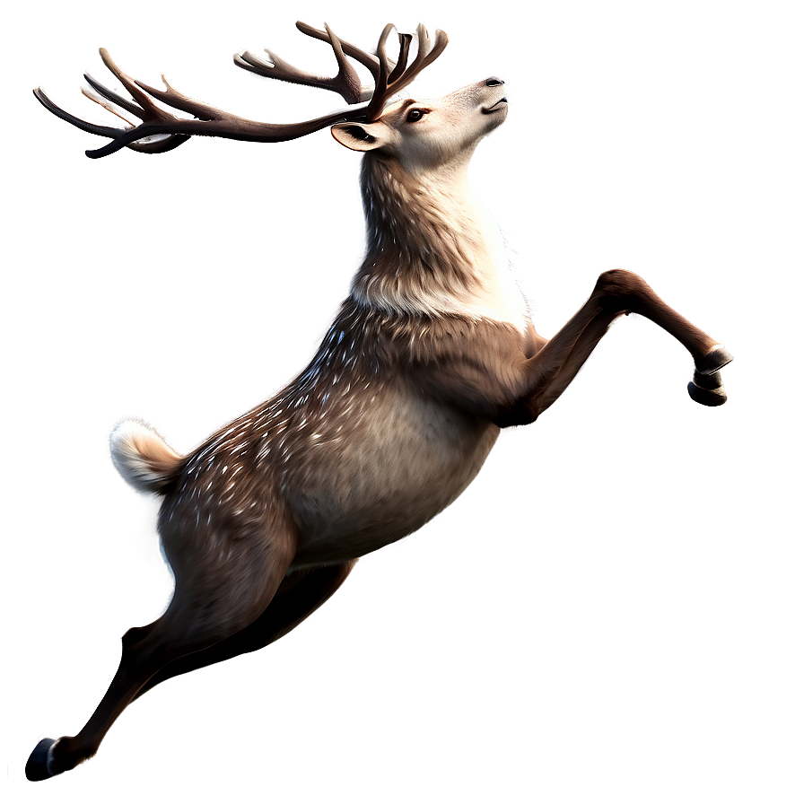 Flying Reindeer Png 36 PNG Image