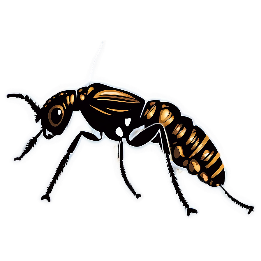 Flying Termite Silhouette Png 06292024 PNG Image