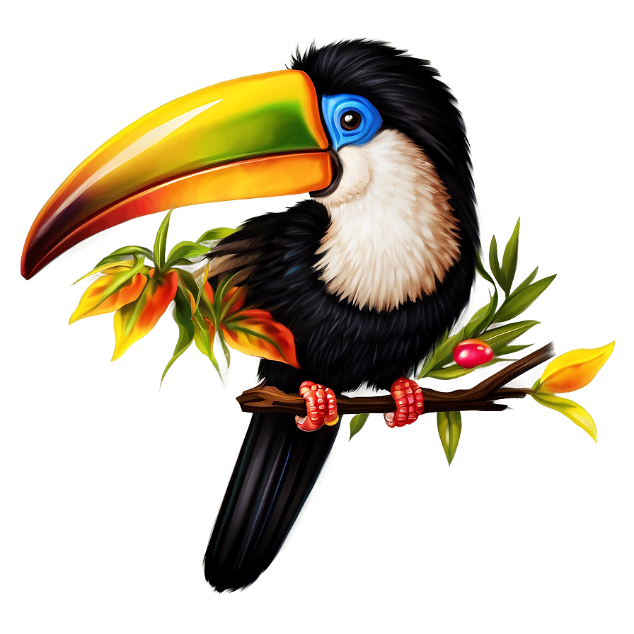 Flying Toucan Clipart Png 06112024 PNG Image