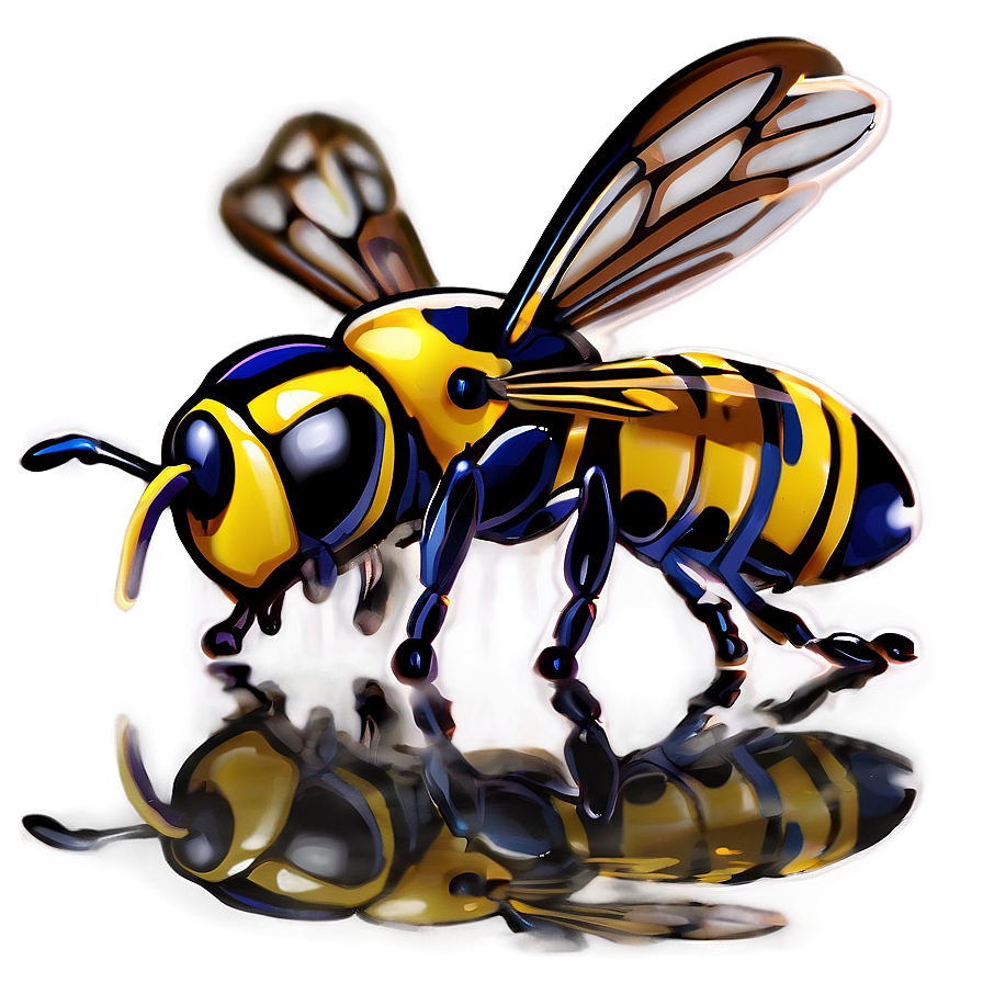 Flying Wasp Clipart Png Nkj41 PNG Image