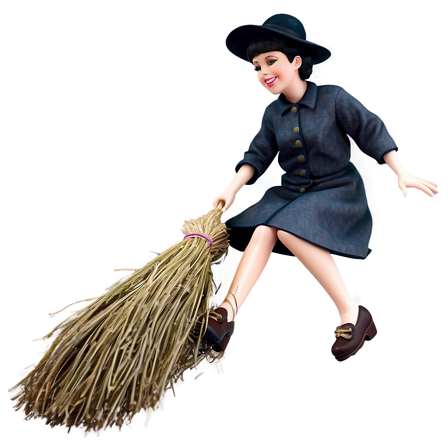 Flying Witch Broom Png 38 PNG Image