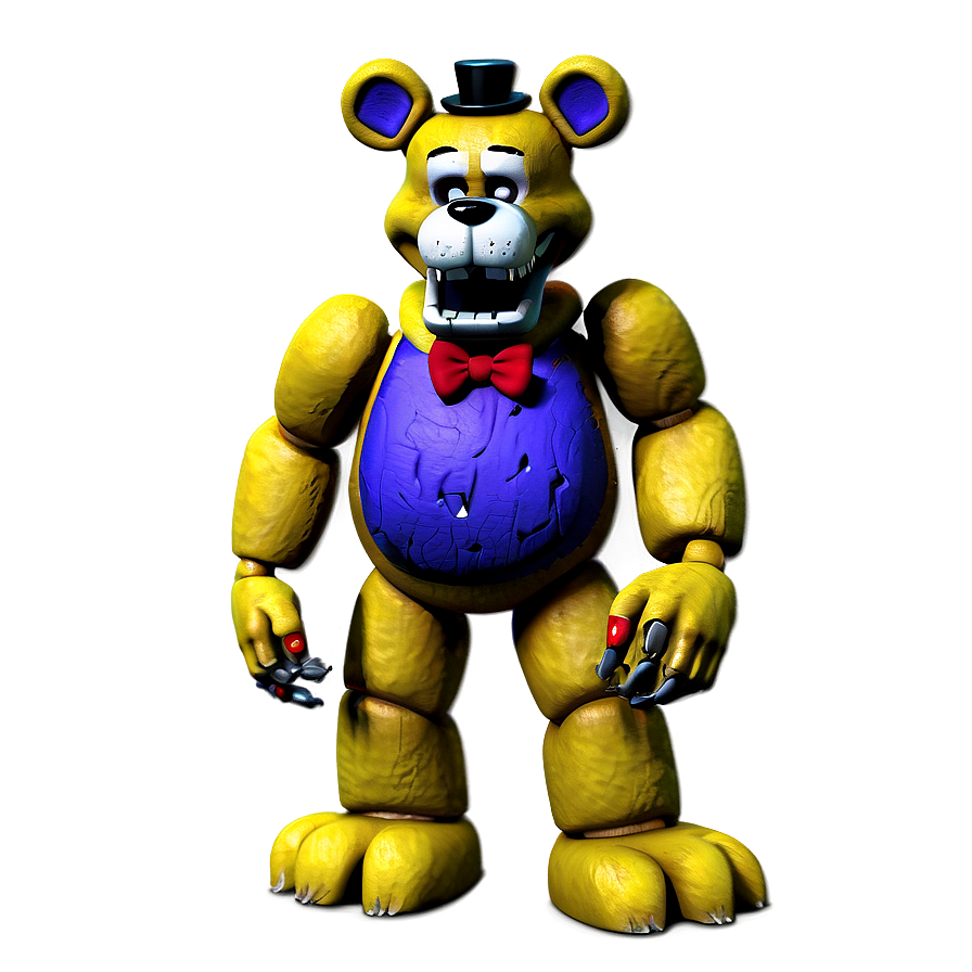 Fnaf Nightmare Fredbear Png Uco PNG Image