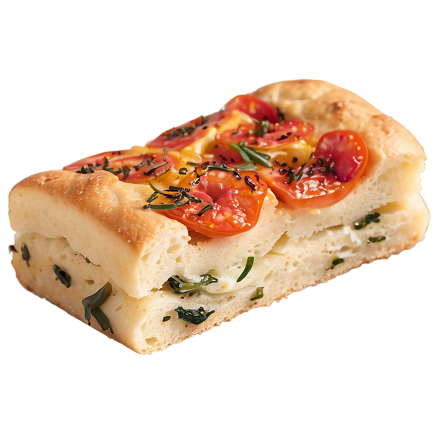 Focaccia Bread Slice Png 6 PNG Image