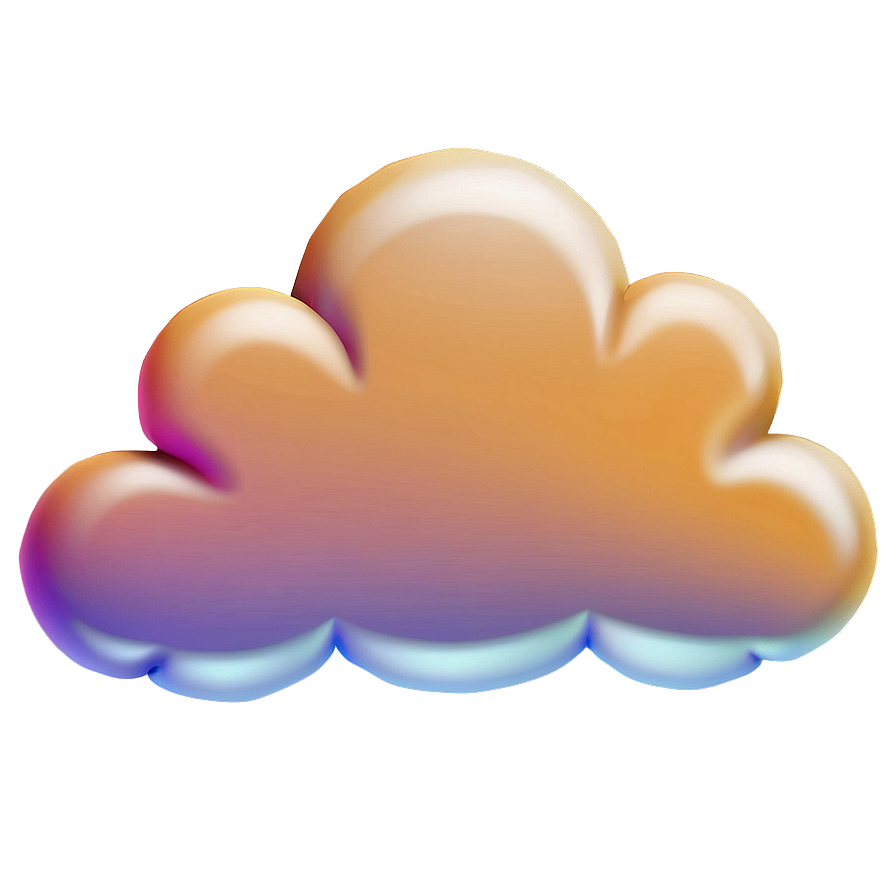 Foggy Cloud Emoji Png Qgy PNG Image